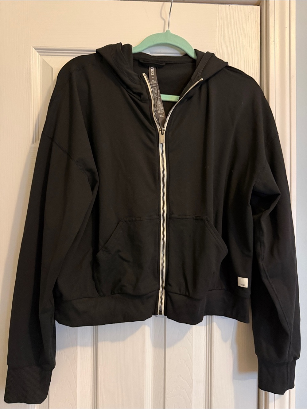Vuori Black Full-Zip Hoodie Jacket
